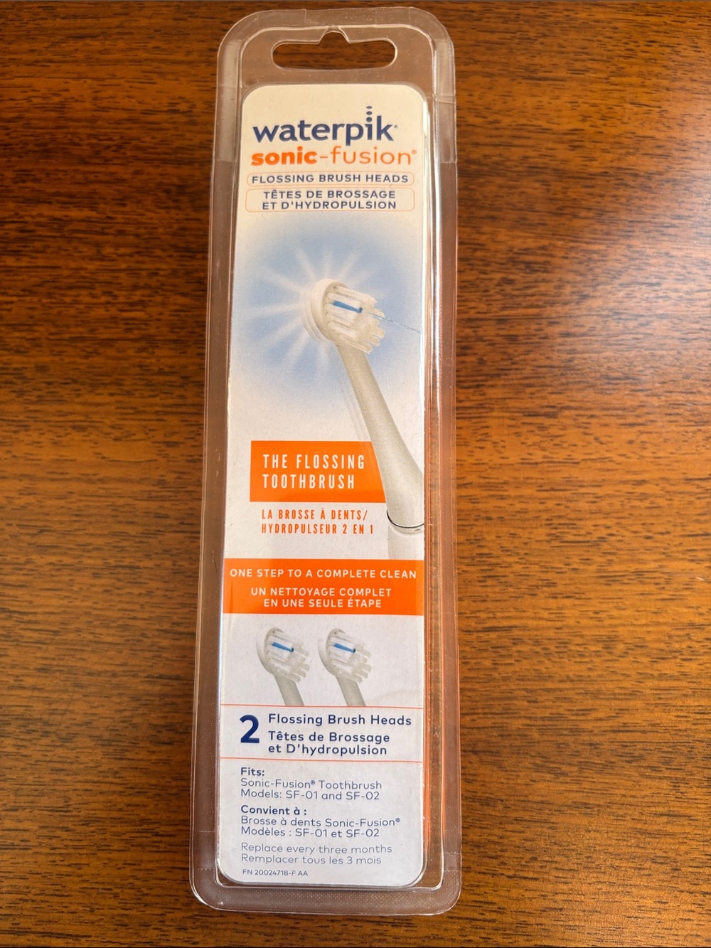 Waterpik Sonic-Fusion Flossing Brush heads 2 pack